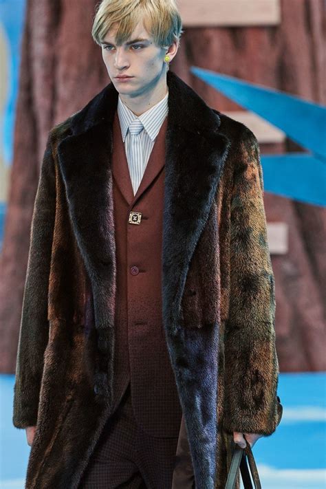 louis vuitton fur coat men